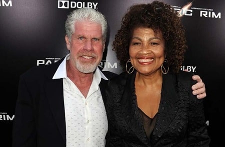 A picture of Delroy's parents; Ron Perlman and Opal Perlman.